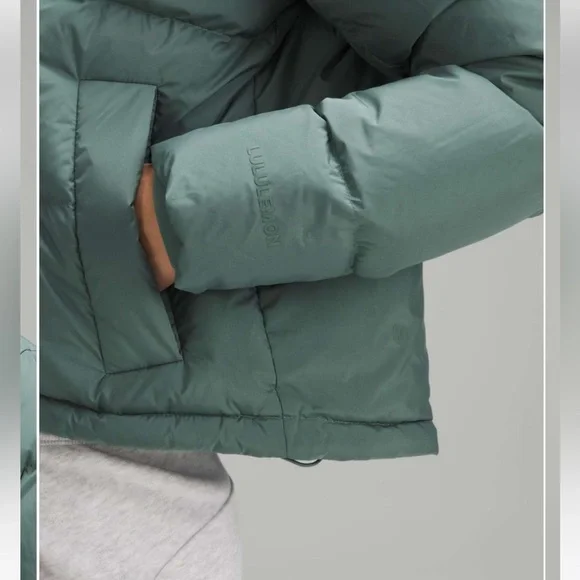 NWT Wunder Puff Cropped Jacket / Medium Forect - Picture 4 of 8